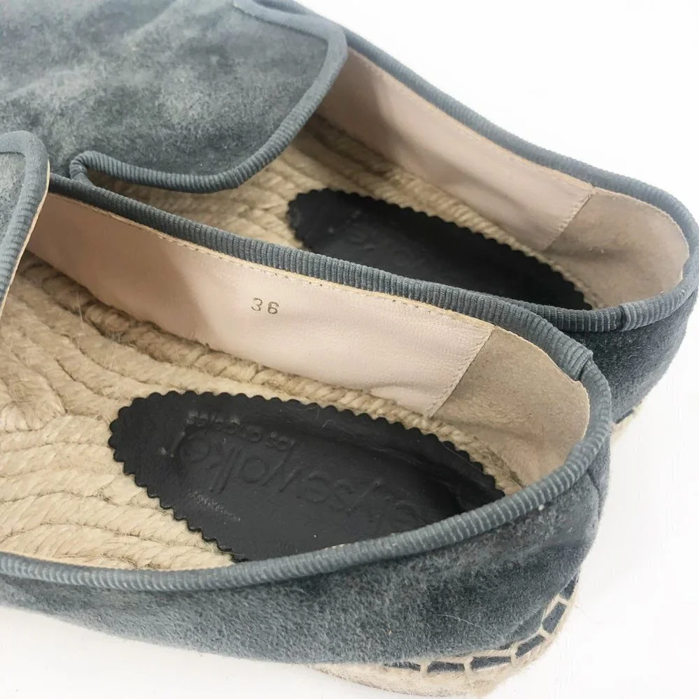 ✅ Élyse Walker LA Espadrilles GREY SIZE 36‎
